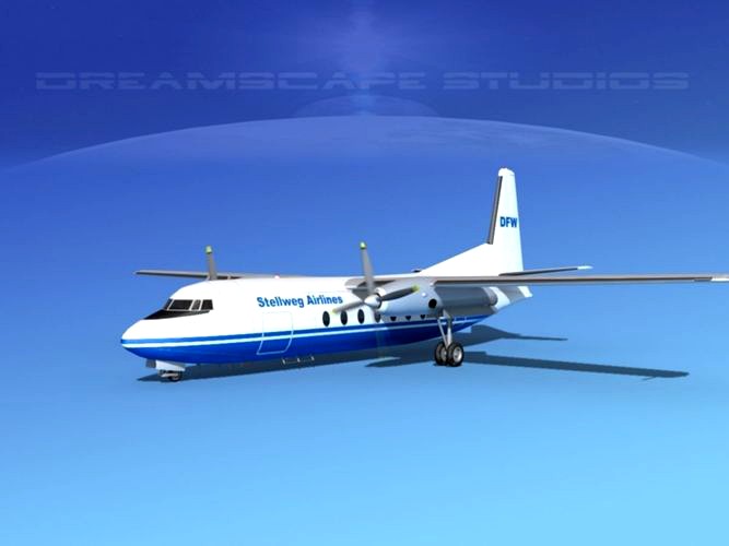 Fokker F-27 DFW Steltweg