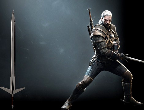 The witcher silver sword