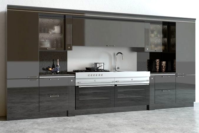 Scavolini Baccarat Kitchen Black