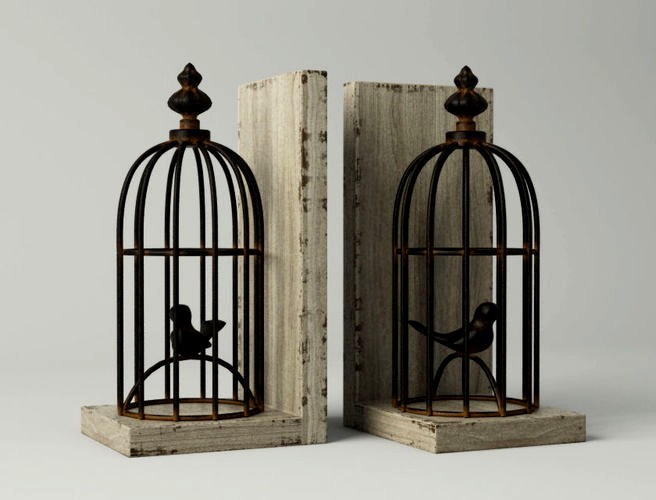 Birdcage Bookend