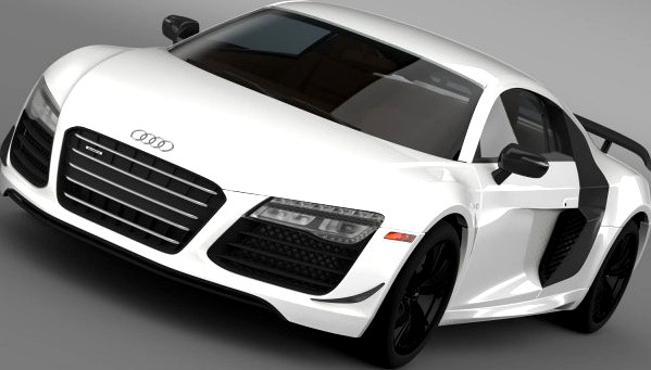 Audi R8 Competition 2015 3D Model
