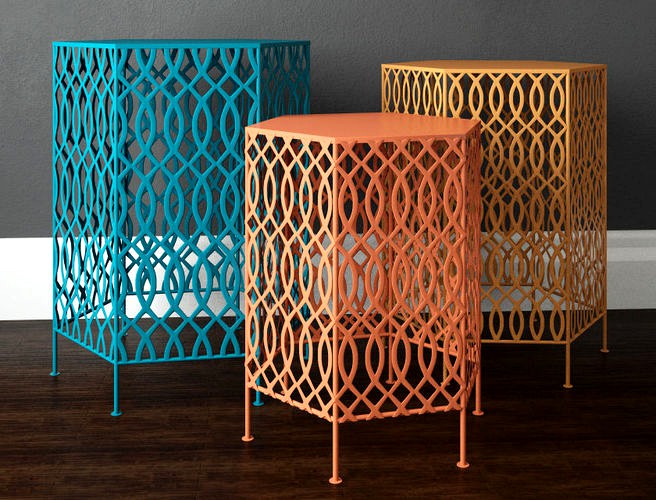 Hexagon Side Table Set