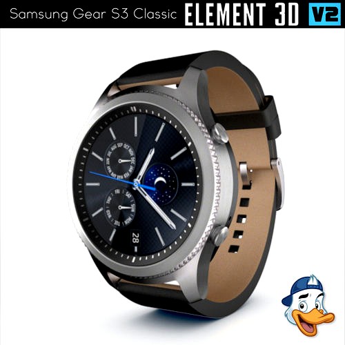 Samsung Gear S3 Classic for Element 3D