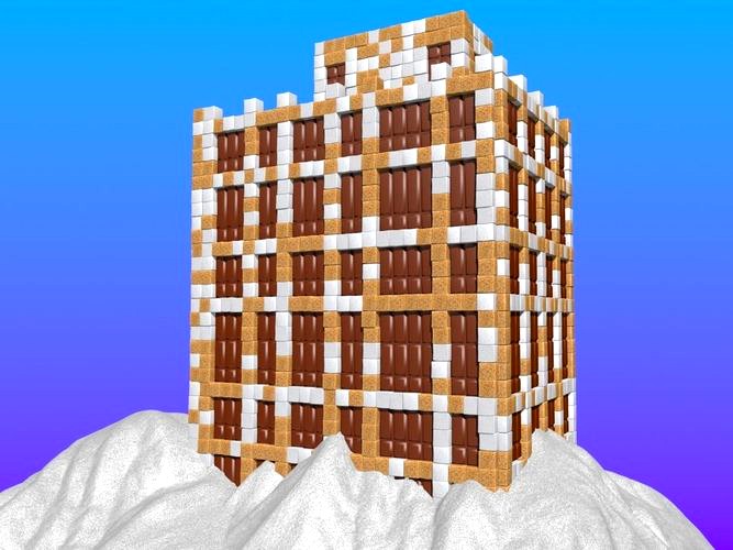 Sugar Cube Building