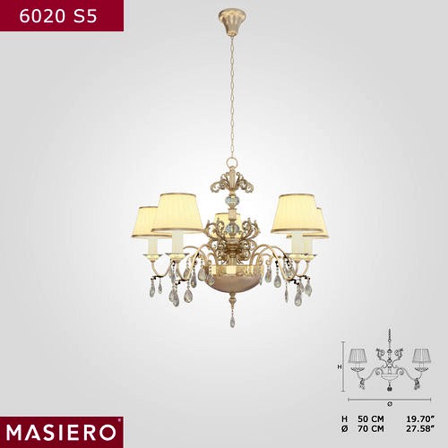Masiero 6020 S5 chandelier