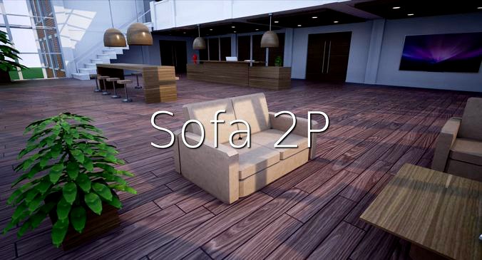 Sofa 2p SHC Quick OfficeLM