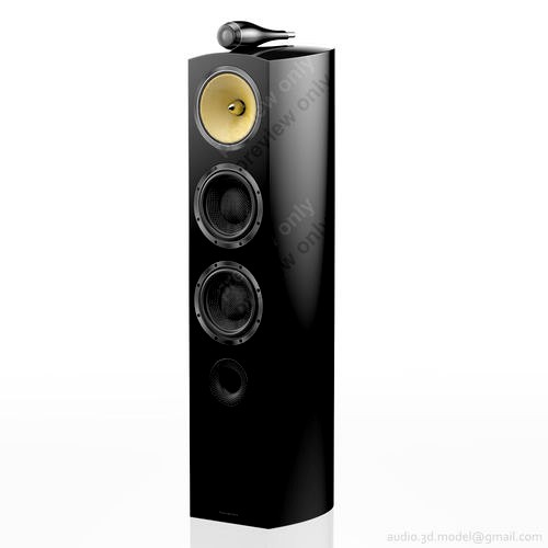 Bowers and Wilkins 804 D2 Piano Black Gloss