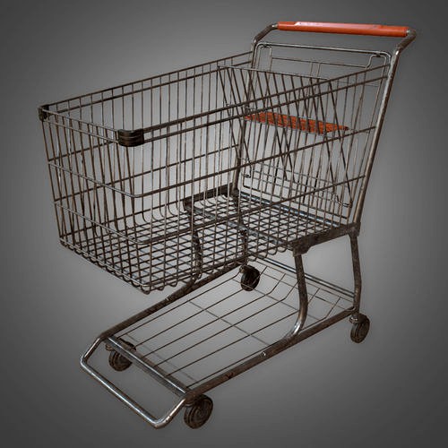 GEN - Shopping Cart - PBR Game Ready