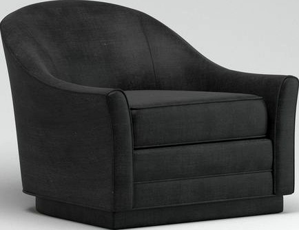 Black Tapestry Armchair