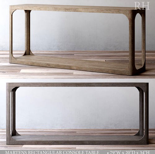 MARTENS RECTANGULAR CONSOLE TABLE