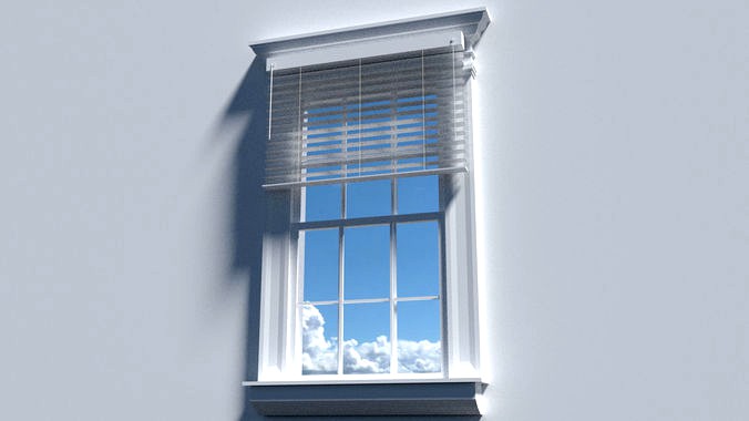 Victorian Window 3D Model