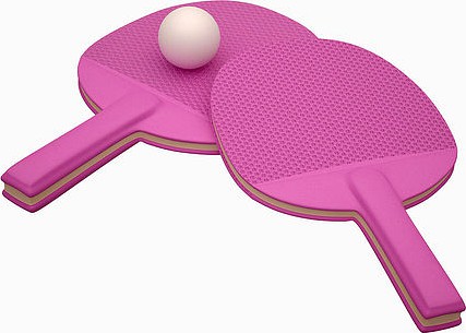 Ping Pong Paddle 003 Pink