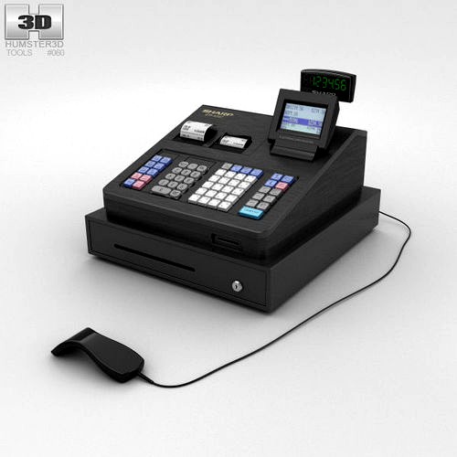 Cash Register Black