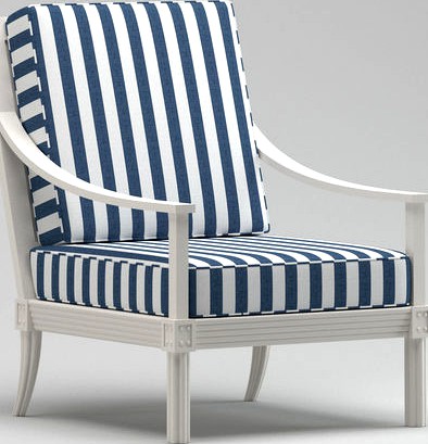 Striped Outdoor Chair 2