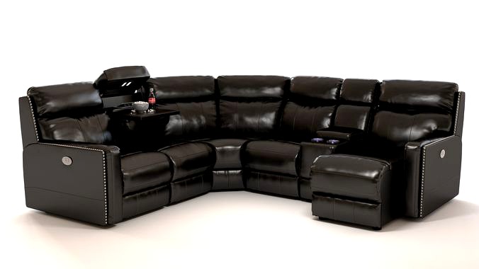 Modern leather sofa 2