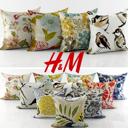 Collection of decorative pillows  - 6