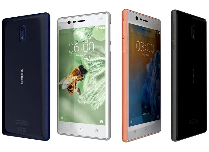 Nokia 3 All Colors