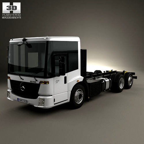 Mercedes-Benz Econic Chassis Truck 3axle 2013