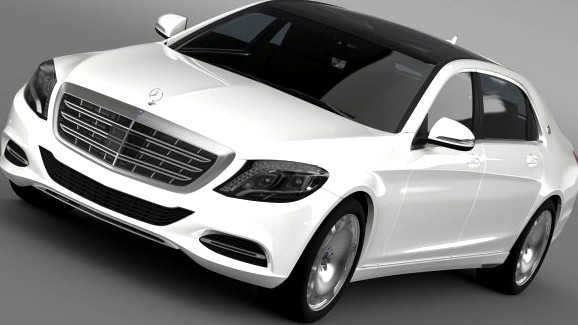 Mercedes Maybach S500 X222 2015 3D Model