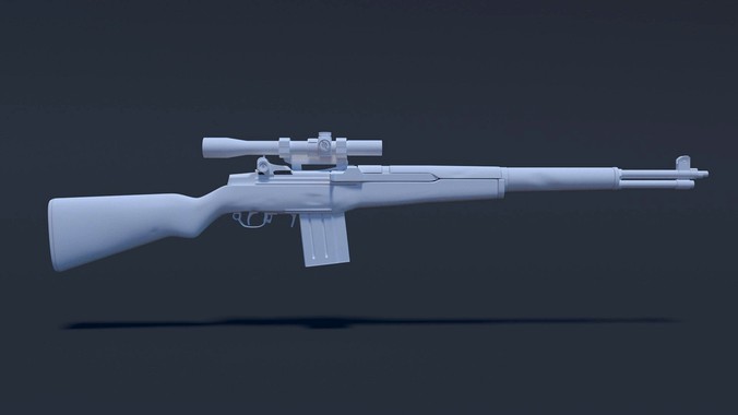 M1 Garand High Poly