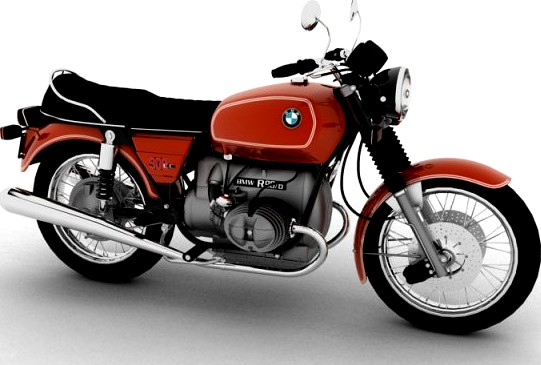 BMW R906 1974 3D Model