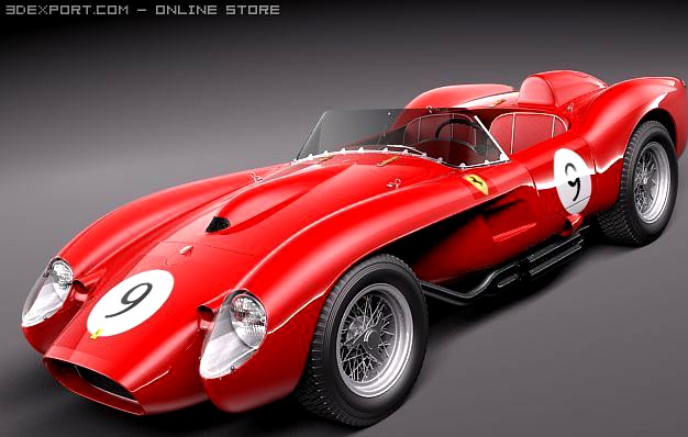 Ferrari 250 Testa Rossa 1957 3D Model