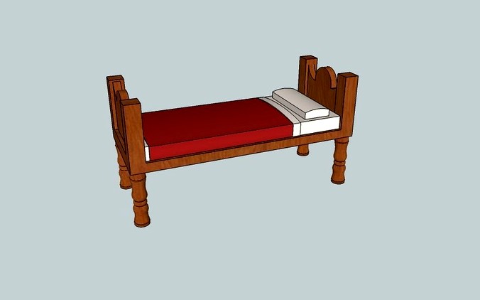 Classical single bed 1