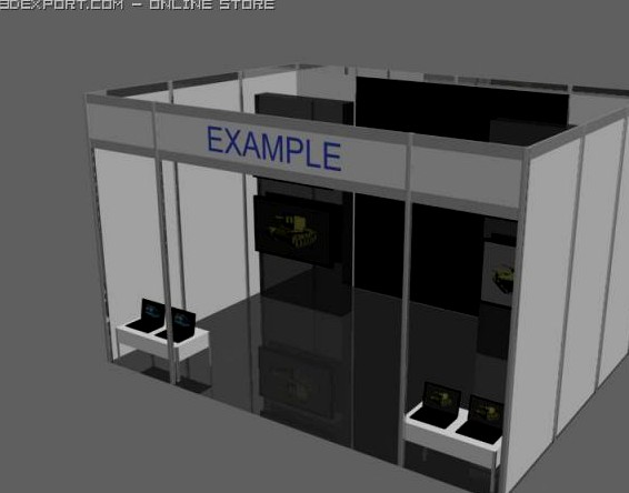 Trade stand 1 3D Model