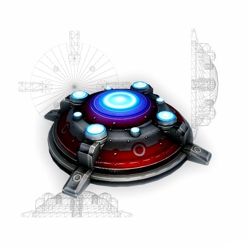 Sci-fi mine 2 low poly