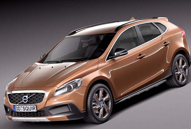 Volvo V40 Cross Country 2013 3D Model