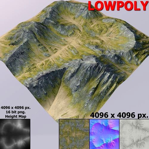 Lowpoly Terrain MT007