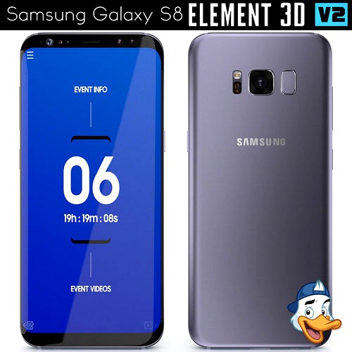 Samsung Galaxy S8 for Element 3D