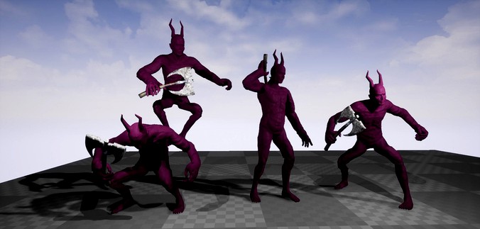 Devil Beast Demon Character Animated Enemy Monster Creature Boss