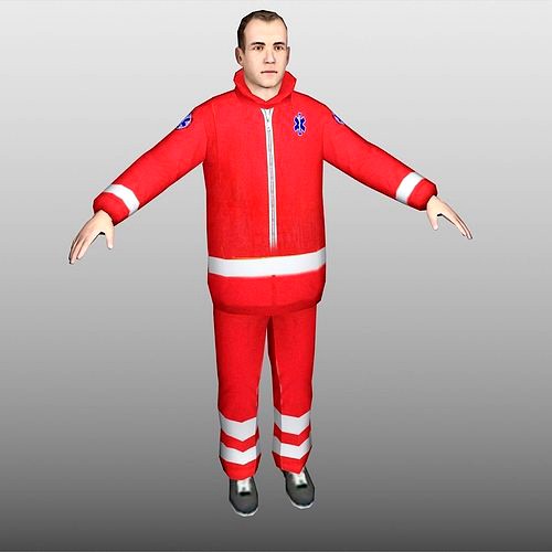 Paramedic Low Poly