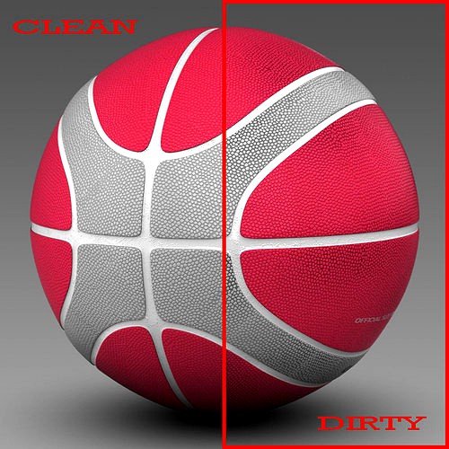 Basketball ball EBA red