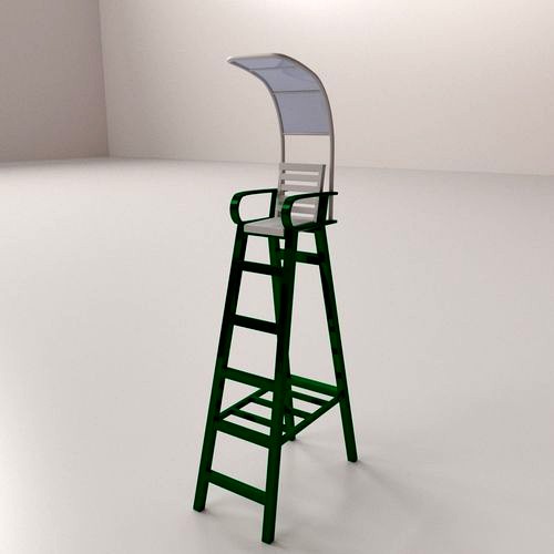 Tennis Umpire Chair 3d model