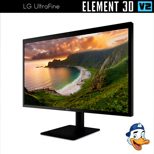 LG UltraFine for Element 3D
