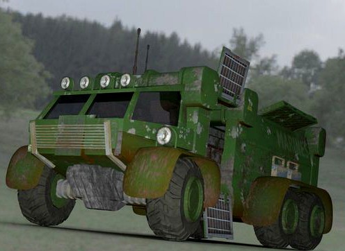 Sci-Fi Truck - Heavy Duty for DAZ Studio