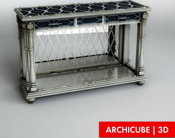 Console Table 080 3D Model