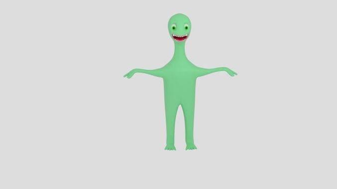 Character Alien Cartoon