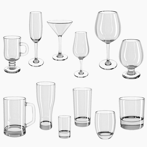 Set of glasses - glass set