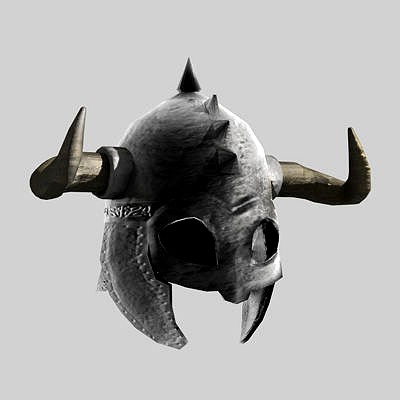 Medieval Helmet with Horns