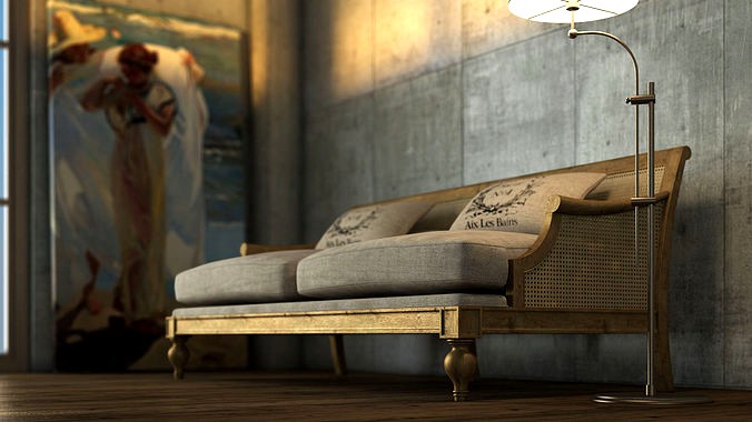 Vintage Country Sofa