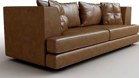 Sofa brown leather DS41 Antonella Scarpitta