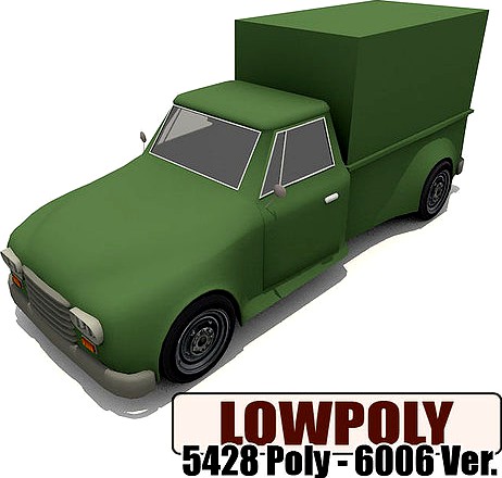 Lowpoly Pickup