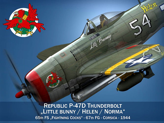 Republic P-47D Thunderbolt - Little Bunny