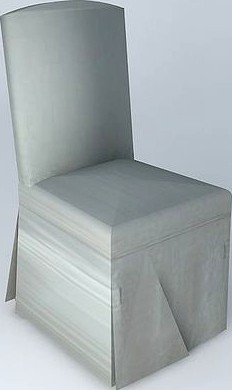 Gray linen chair cover ALICE Maisons du monde