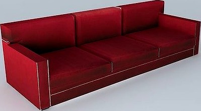 RED velvet sofa DANDY houses the world