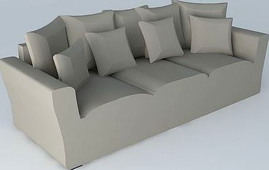 4-seat sofa taupe BALTHAZAR Houses of the world