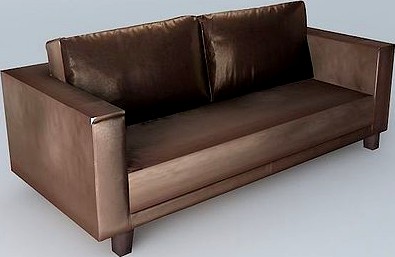 3 seater brown sofa Nikeo Houses of the world